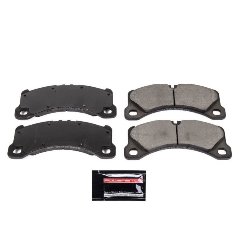 PowerStop z23-1769 | Power Stop 2015 Porsche Macan Front Z23 Evolution Sport Brake Pads w/Hardware; 2015-2015