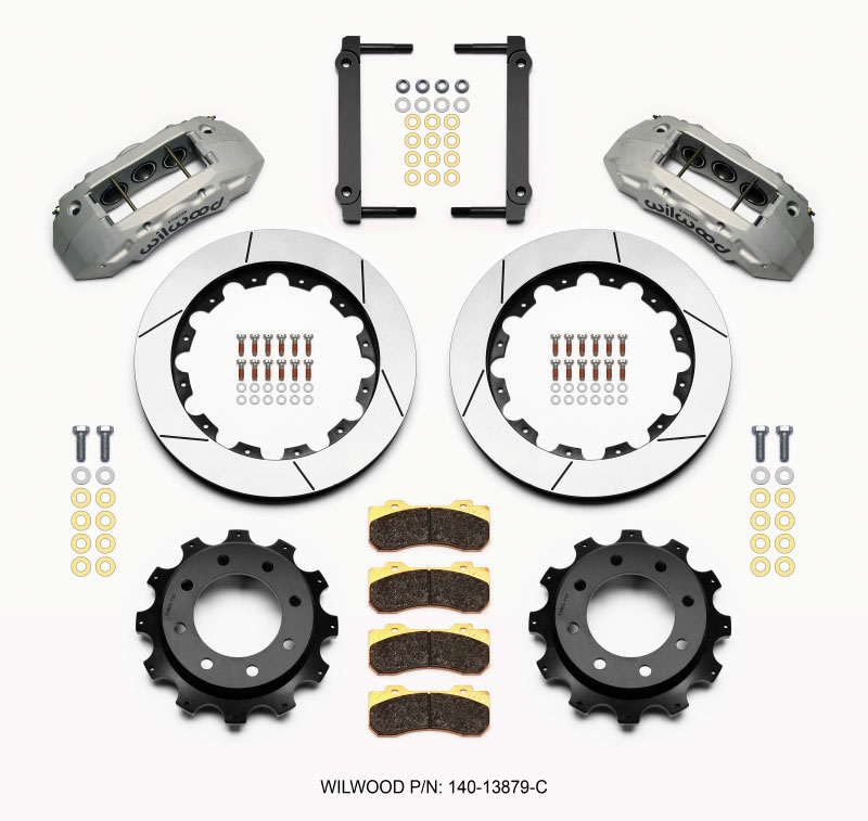 Wilwood 140-13879-c | TX6R Rear Kit 16.00in Clear Ano 1999-2010 GM Trk 2500 HD 4.84 Cntr; 1999-2010