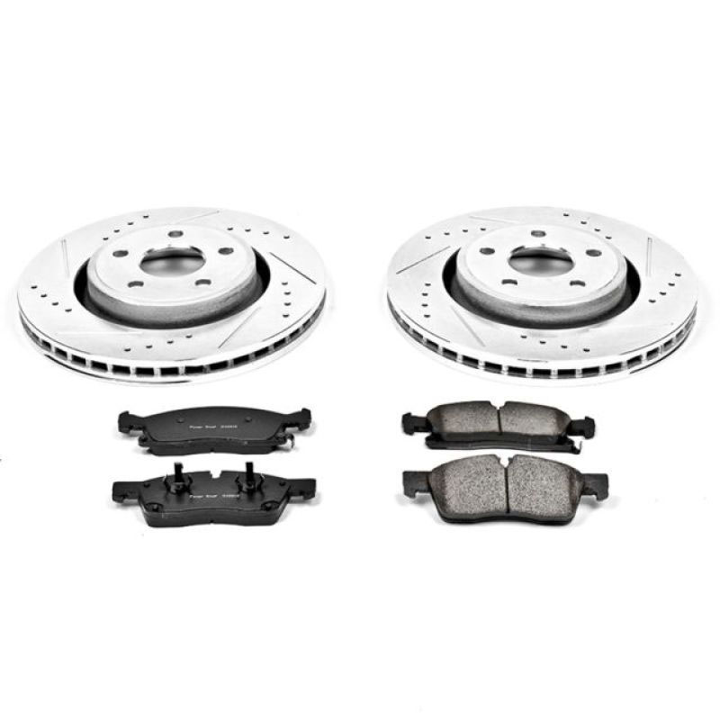 PowerStop k5954 | Power Stop 11-19 Dodge Durango Front Z23 Evolution Sport Brake Kit; 2011-2019