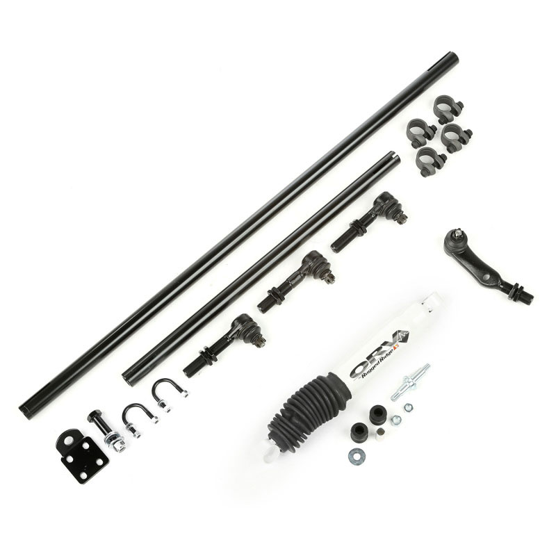 Rugged Ridge 18050.88 | HD Steering Kit W/ Damper 84-06 Jeep XJ ZJ TJ; 1984-2006