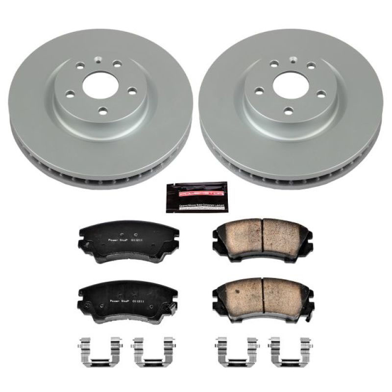 PowerStop crk5948 | Power Stop 11-17 Chevrolet Caprice Front Z17 Evolution Geomet Coated Brake Kit; 2011-2017