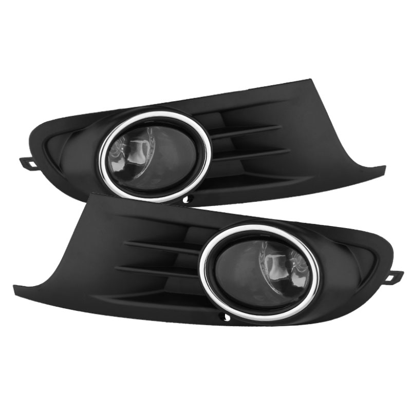 SPYDER 5076199 | Spyder Volkswagen Golf TDI TSI (Standard Golf Bumper) OEM Style Fog Lights w/Switch - Smoked - (FL-VG2010-SM); 2010-2014