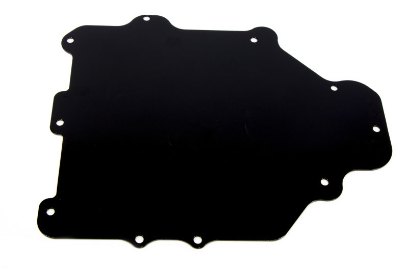 UMI Performance 2114-b | 93-02 GM F-Body HVAC Delete Panel Aluminum Black; 1993-2002