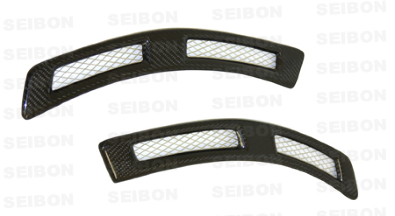 Seibon FD0809MITEVOX | Carbon Fiber Fender Ducts (Pair) Mitsubishi Lancer Evo X; 2008-2012