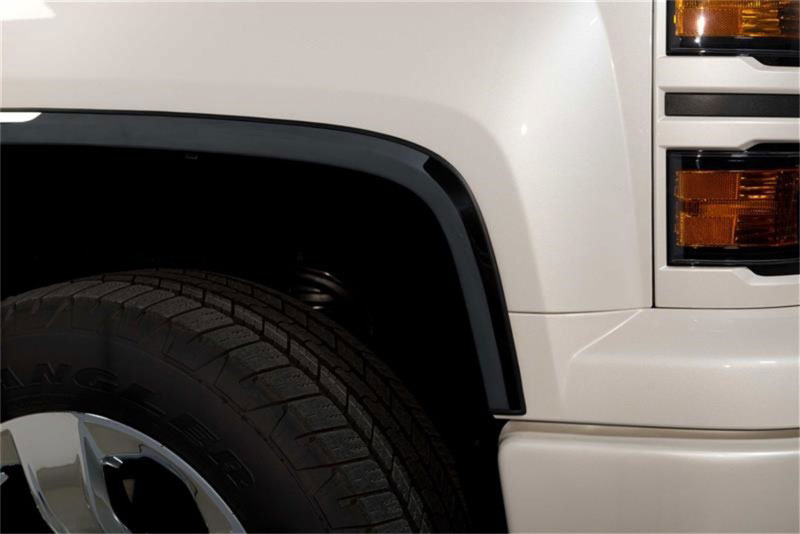 Putco 97292bp | 14-15 GMC Sierra LD - Full Blk Platinum Fender Trim (Replaces or Fits on Top of OEM Trim); 2014-2015