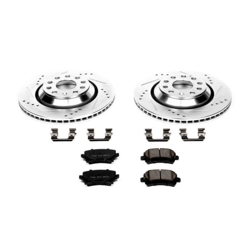 PowerStop k4628 | Power Stop 09-17 Volkswagen CC Rear Z23 Evolution Sport Brake Kit; 2009-2017