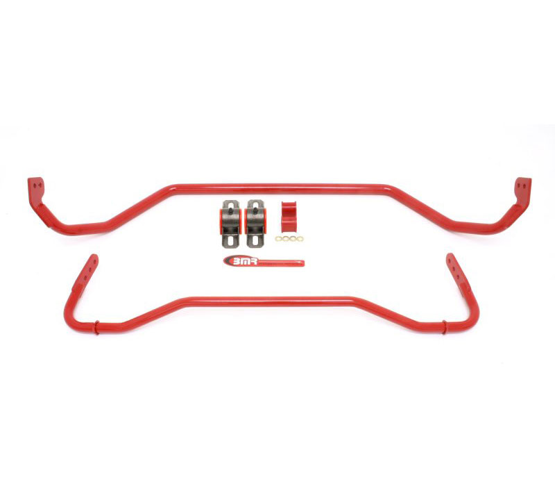 BMR Suspension SB029R | BMR Sway Bar Kit With Bushings, Front (SB012) And Rear (SB013) G8 Red; 2008-2009