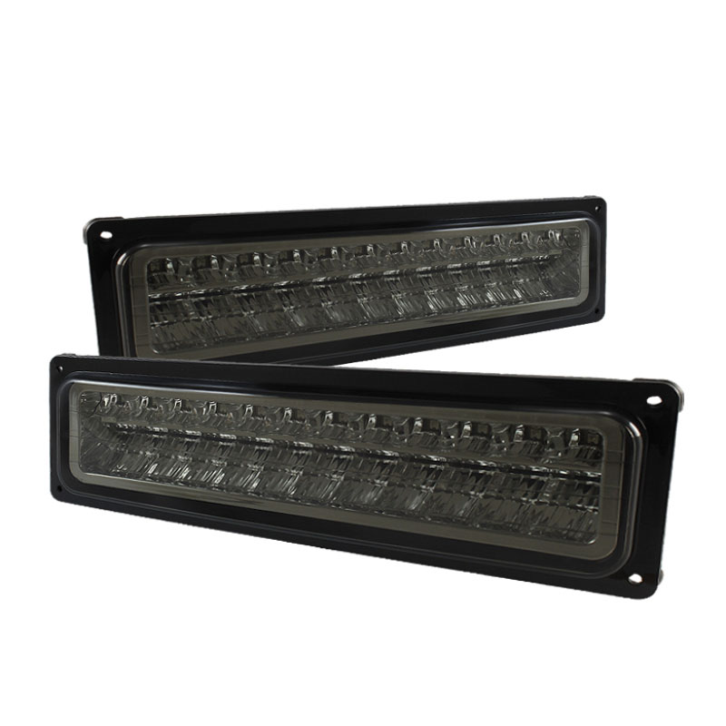 SPYDER 5069528 | Xtune Chevy C10 88-98 LED Bumper Lights Smoke CPL-CCK94-LED-SM; 1988-1998