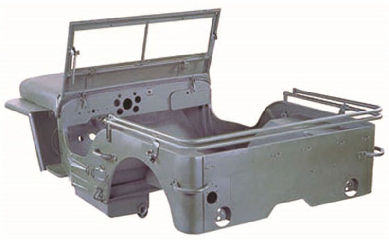 Omix 12001.02 | Steel Body Kit- 44-45 Willys MB; 1944-1945