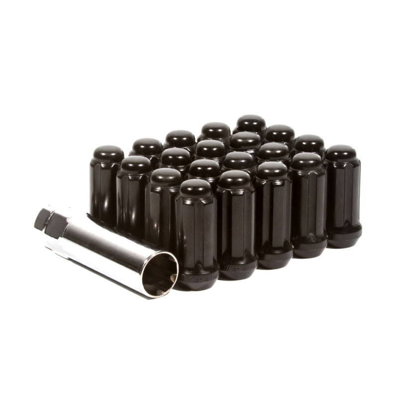 Method Wheels lk-w55125sb | Method Lug Nut Kit - Spline - 12x1.25 - 5 Lug Kit - Black (Subaru)