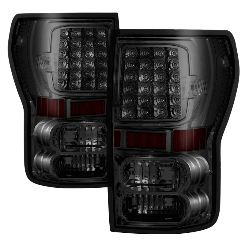 SPYDER 5013231 | xTune Toyota Tundra LED Tail Lights - Smoke; 2007-2012