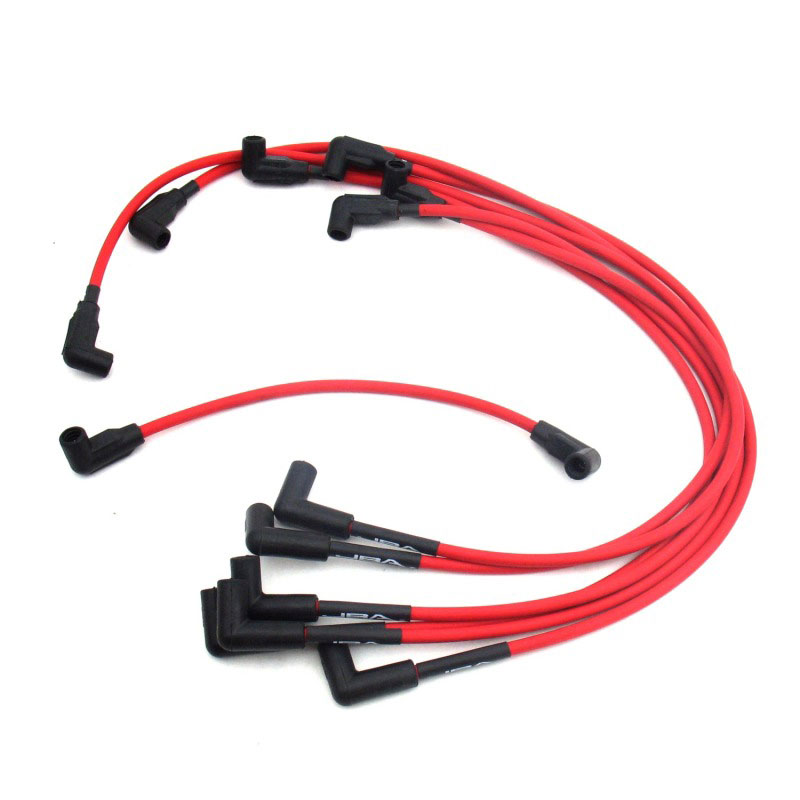 JBA w0840 | 88-95 GM 4.3L Full Size Truck Ignition Wires - Red; 1988-1995