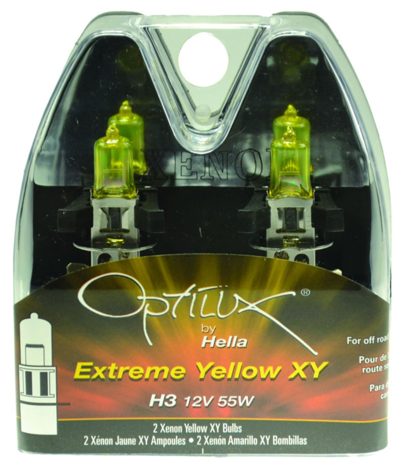 Hella H71070662 | Optilux H3 12V/55W XY Extreme Yellow Bulb