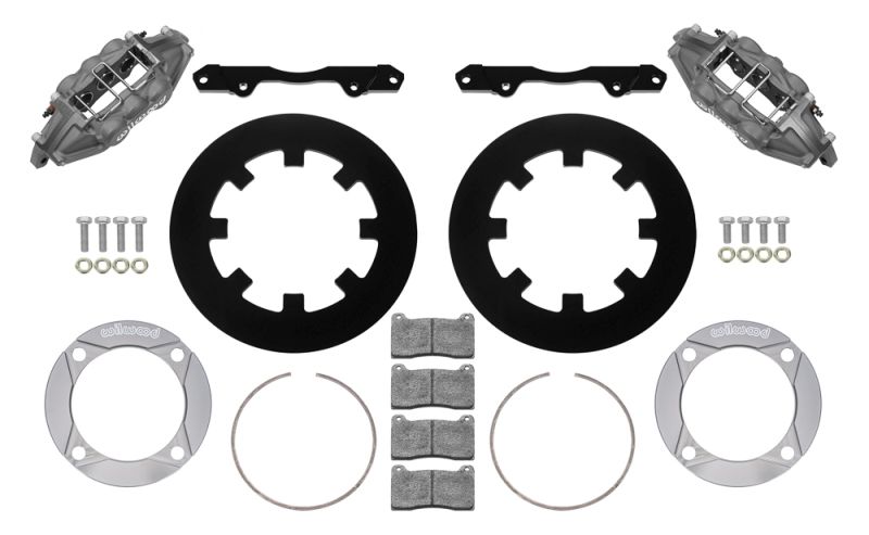 Wilwood 14017044 | 2014+ Polaris RZR XP 1000 Front Kit 11.25in - Anodized; 2014-2023