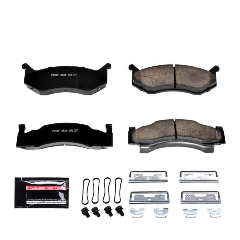 PowerStop z23-269 | Power Stop 80-82 Chrysler Town & Country Front Z23 Evolution Sport Brake Pads w/Hardware; 1980-1982