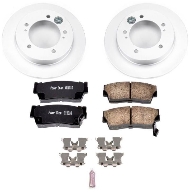 PowerStop crk4919 | Power Stop 1998 Chevrolet Tracker Front Z17 Evolution Geomet Coated Brake Kit; 1998-1998