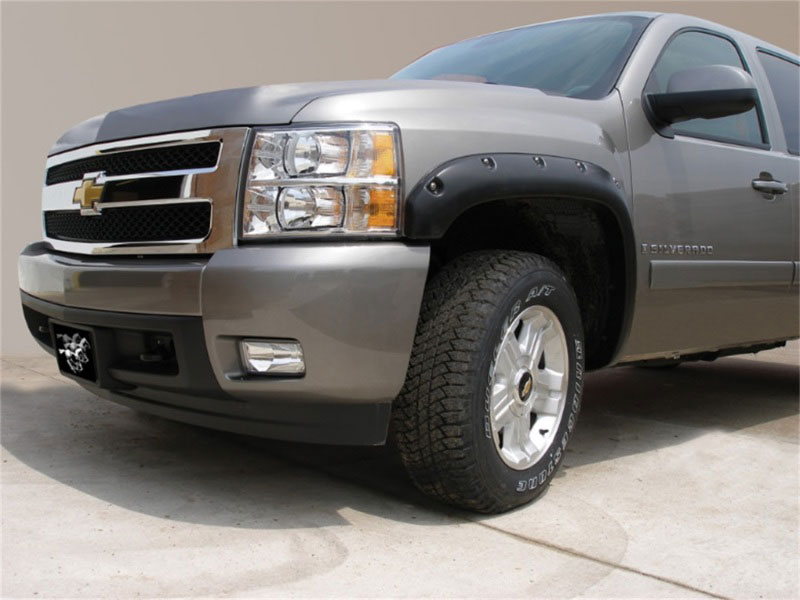 Stampede 8412-2 | 2007-2013 Chevy Silverado 1500 69.3/78.7/97.6in Bed Ruff Riderz Fender Flares 4pc Smooth; 2007-2013