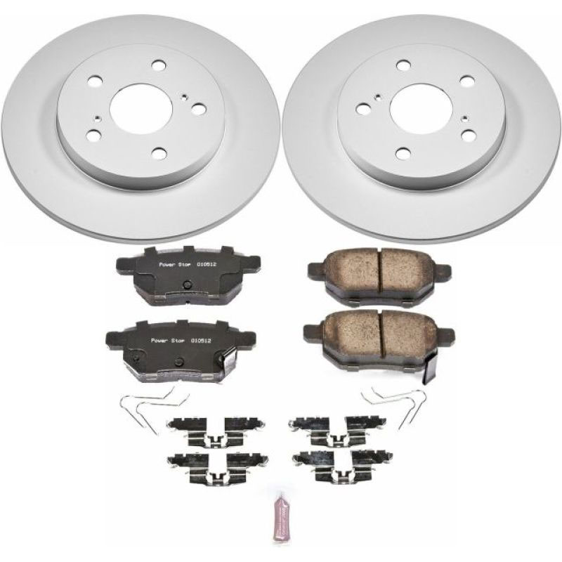 PowerStop crk7753 | Power Stop 2016 Scion iM Rear Z17 Evolution Geomet Coated Brake Kit; 2016-2016