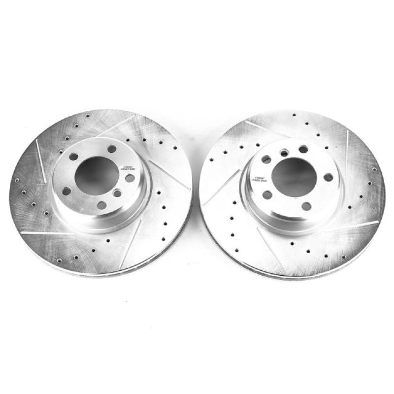 PowerStop ebr1402xpr | Power Stop 14-16 BMW 228i Front Evolution Drilled & Slotted Rotors - Pair; 2014-2016