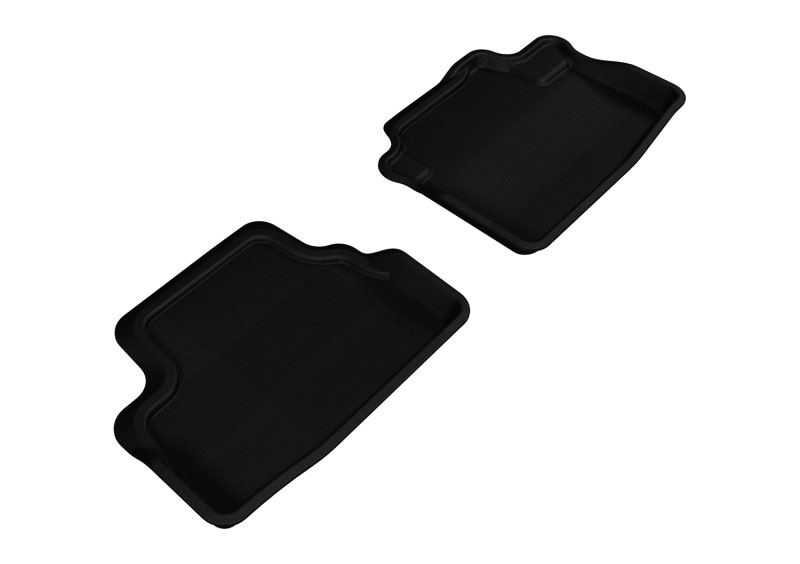 3D Maxpider l1hd05921509 | 3D MAXpider 2008-2012 Honda Accord Coupe Kagu 2nd Row Floormats - Black; 2008-2012