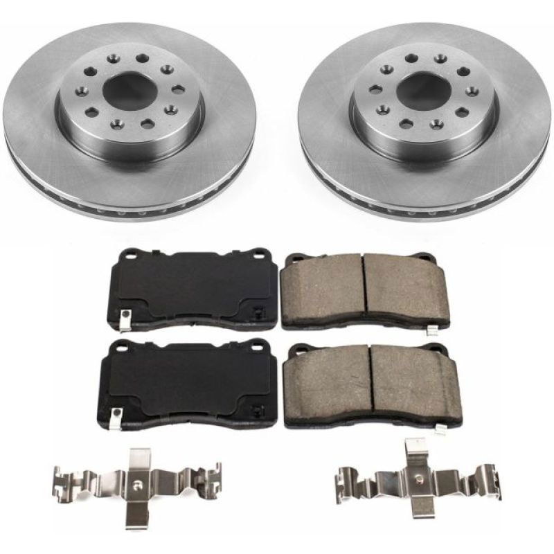 PowerStop koe7882 | Power Stop 16-18 Cadillac CT6 Front Autospecialty Brake Kit; 2016-2018