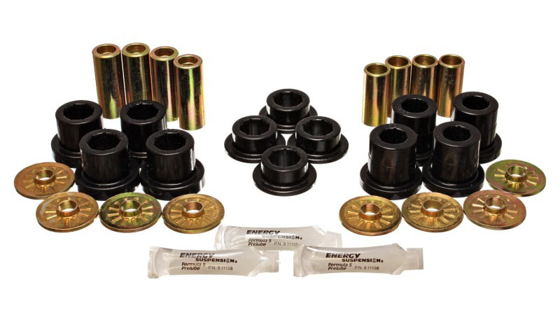 Energy Suspension 5.3125g | 92-02 Dodge Viper Black Front Control Arm Bushing Set; 1992-2002