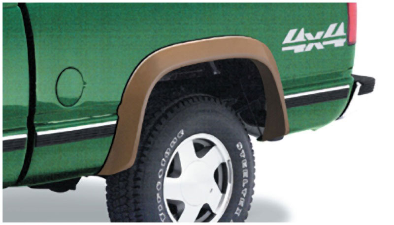 Bushwacker 40014-01 | 88-99 Chevy C1500 Extend-A-Fender Style Flares 2pc Covers OEM Flare Holes - Black; 1988-1999