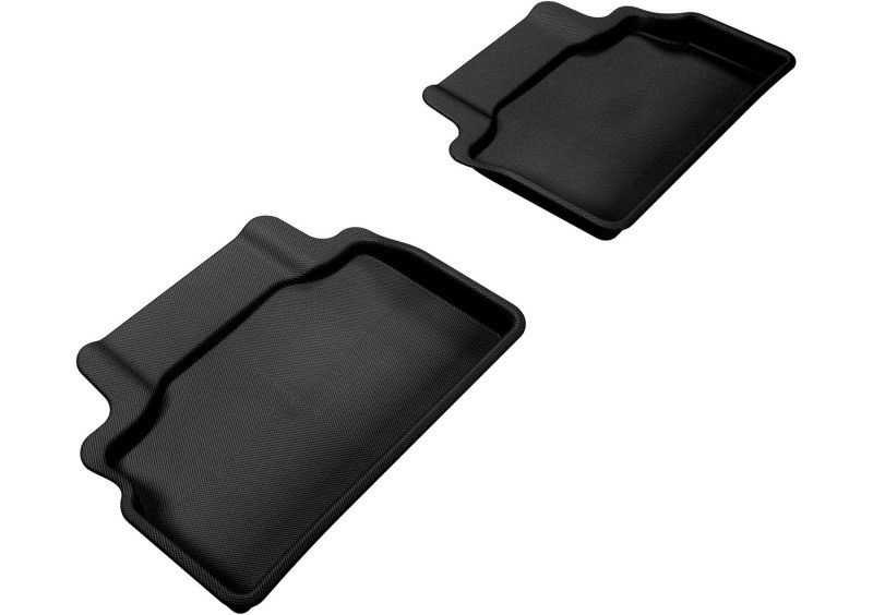 3D Maxpider l1hy02321509 | 3D MAXpider 2012-2016 Hyundai Genesis Kagu 2nd Row Floormats - Black; 2012-2016