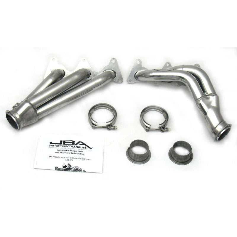 JBA 1816sjs | 10-11 Camaro 3.6L V6 1-5/8in Primary Silver Ctd Cat4Ward Header; 2010-2011