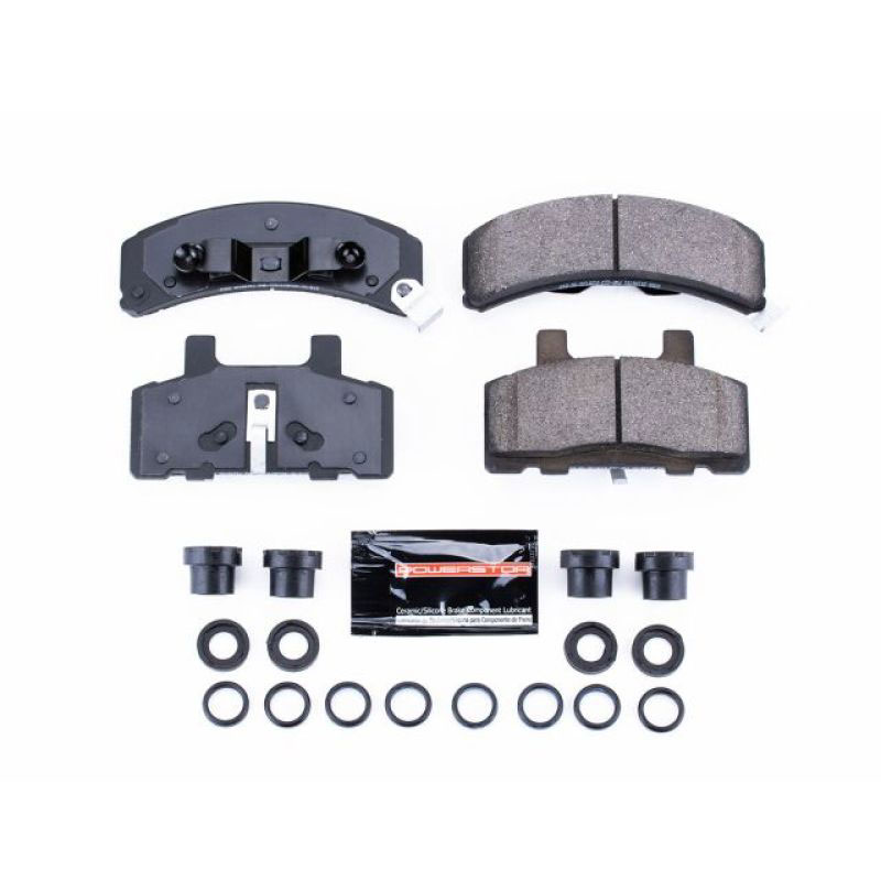 PowerStop z23-368 | Power Stop 88-91 Chevrolet C1500 Front Z23 Evolution Sport Brake Pads w/Hardware; 1988-1991