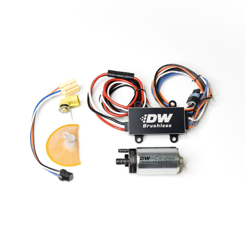 DeatschWerks 9-441-C102-0908 | DW440 440lph Brushless Fuel Pump Single/Dual Controller & Install 99-04 Ford Mustang GT; 1999-2004