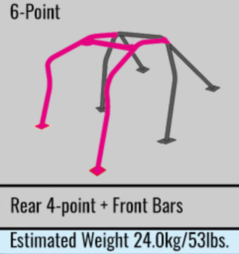 Cusco 289 270 e20 | Safety 21 2 Passenger 6P Around Dash Roll Cage Skyline GTR R35 (S/O / No Cancel); 2021-2021