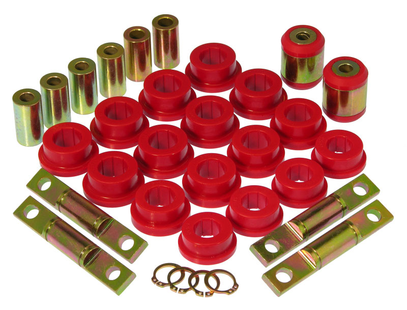 Prothane 8-318 | 01-02 Honda Civic Rear Control Arm Bushings - Red; 2001-2002