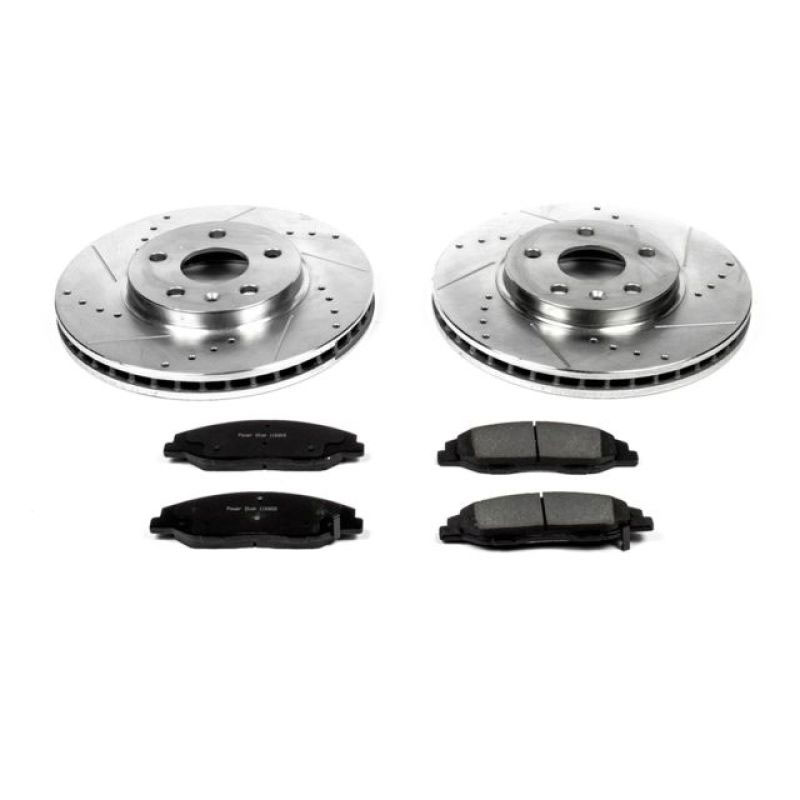 PowerStop k4721 | Power Stop 08-14 Cadillac CTS Front Z23 Evolution Sport Brake Kit; 2008-2014