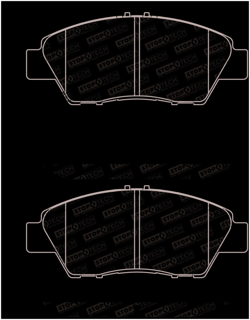 Stoptech 308.13940 | StopTech Street Brake Pads Honda Fit, Front; 2009-2018