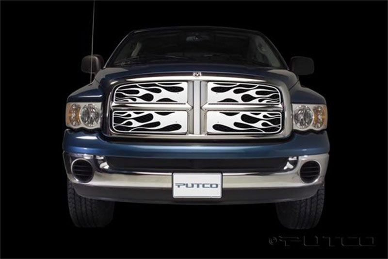 Putco 89132 | 03-05 Ram 2500/3500 Flaming Inferno Stainless Steel Grille; 2003-2005