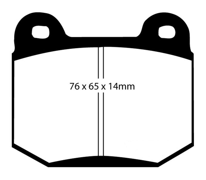 EBC dp51537ndx | 03-04 Infiniti G35 3.5 (Manual) (Brembo) Bluestuff Rear Brake Pads; 2003-2004