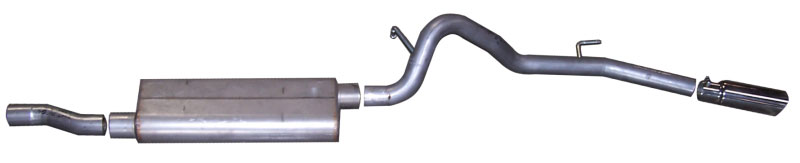 Gibson 616004 | 07-09 Dodge Nitro R/T 4.0L 2.5in Cat-Back Single Exhaust - Stainless; 2007-2009