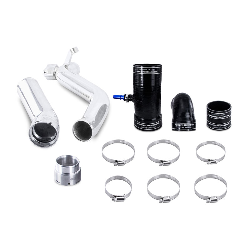 Mishimoto mmicp-rgr-19kp | 2019+ Ford Ranger 2.3L Intercooler Pipe & Boot Kit - Polished; 2019-2022