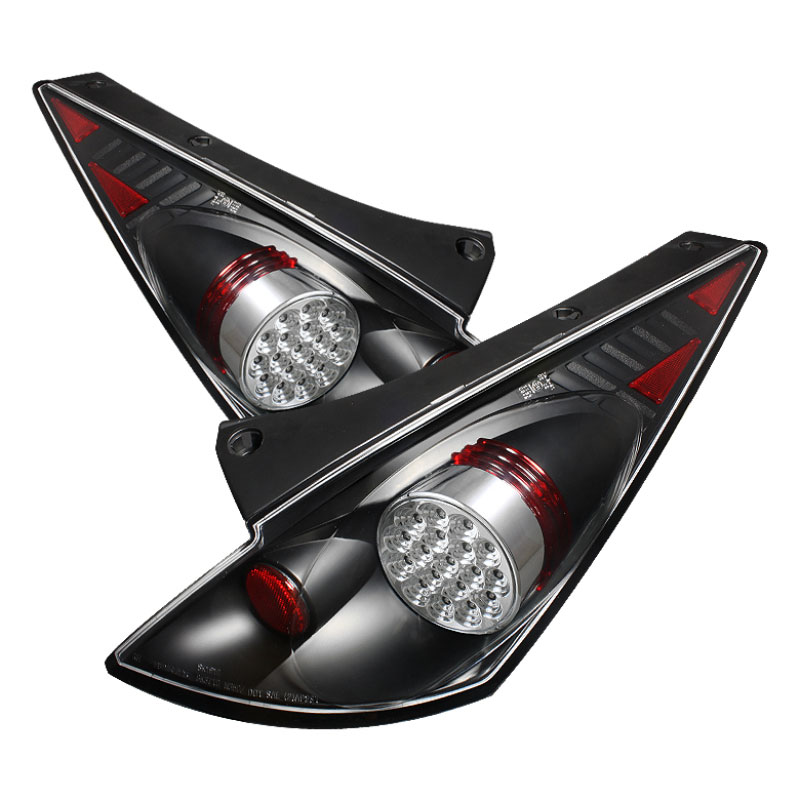 SPYDER 5006714 | Spyder Nissan 350Z LED Tail Lights - Black - (ALT-YD-N350Z02-LED-BK); 2003-2005