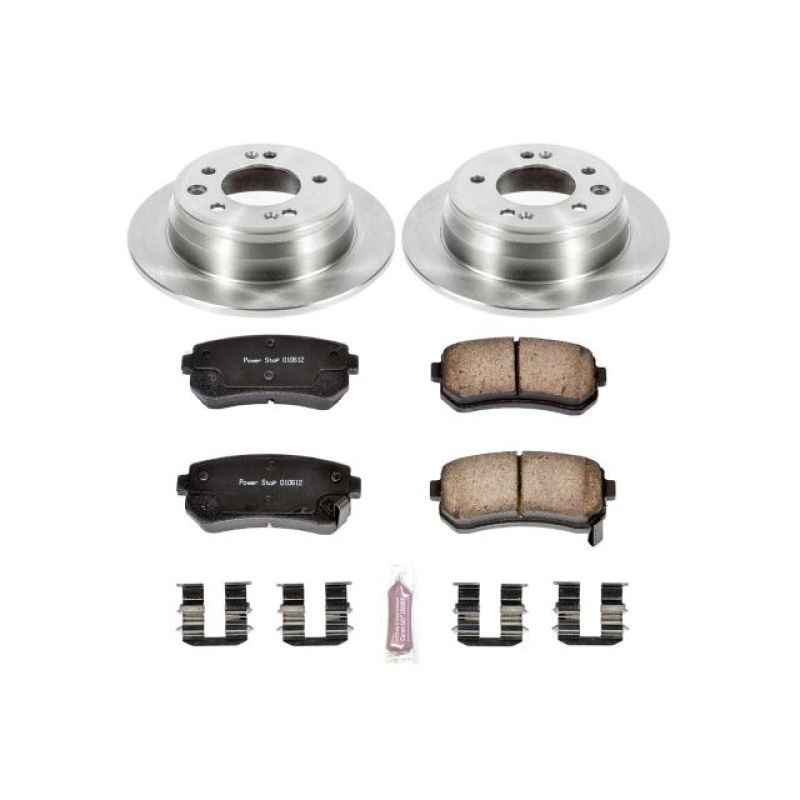 PowerStop koe6093 | Power Stop 09-12 Hyundai Elantra Rear Autospecialty Brake Kit; 2009-2012