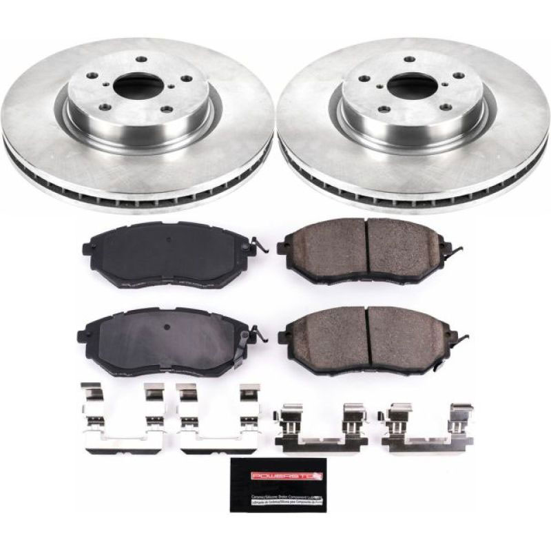 PowerStop koe4603 | Power Stop 06-07 Subaru B9 Tribeca Front Autospecialty Brake Kit; 2006-2007