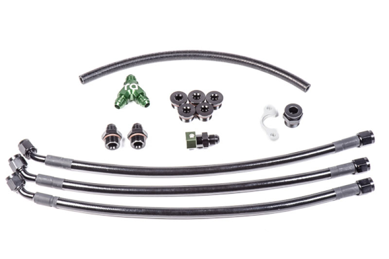 Radium Engineering 20-0468 | Nissan VQ35DE Fuel Rail Plumbing Kit; 2003-2006