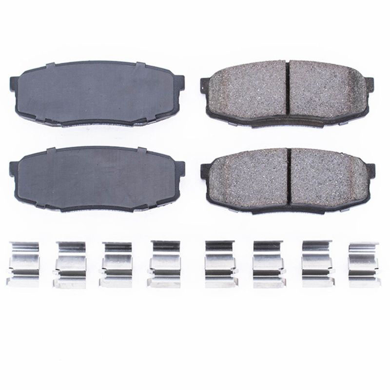 PowerStop 171304 | Power Stop 08-11 Lexus LX570 Rear Z17 Evolution Ceramic Brake Pads w/Hardware; 2008-2011