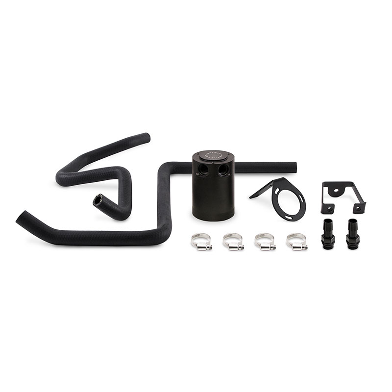 Mishimoto mmbcc-mop57-05pbebk | 05-14 Dodge Charger / 05-14 Chrysler 300C 5.7L Direct Fit Oil Catch Can Kit - Black; 2005-2014