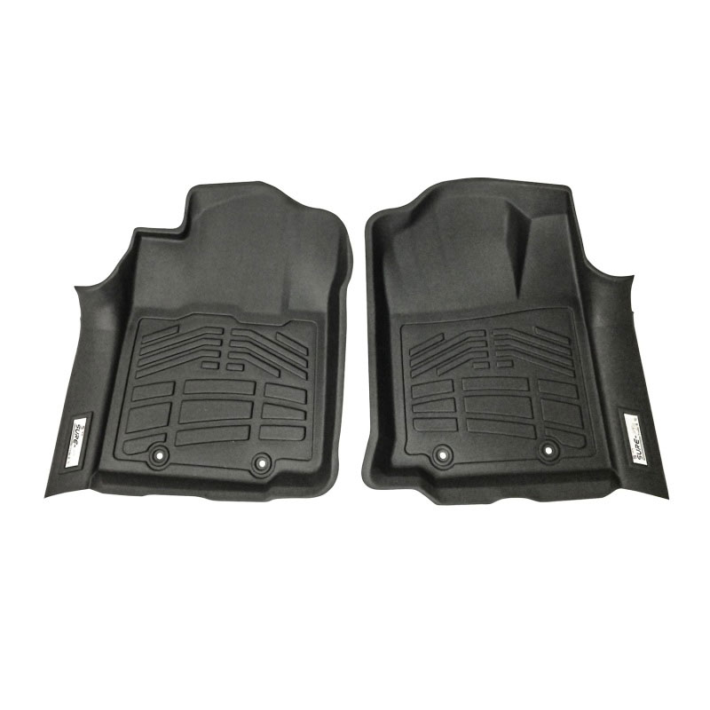 Westin 72-110053 | 12-15 Toyota Tacoma Reg/Access/Dbl Cab (double hook) Wade Sure-Fit Floor Liners Front - Blk; 2012-2015