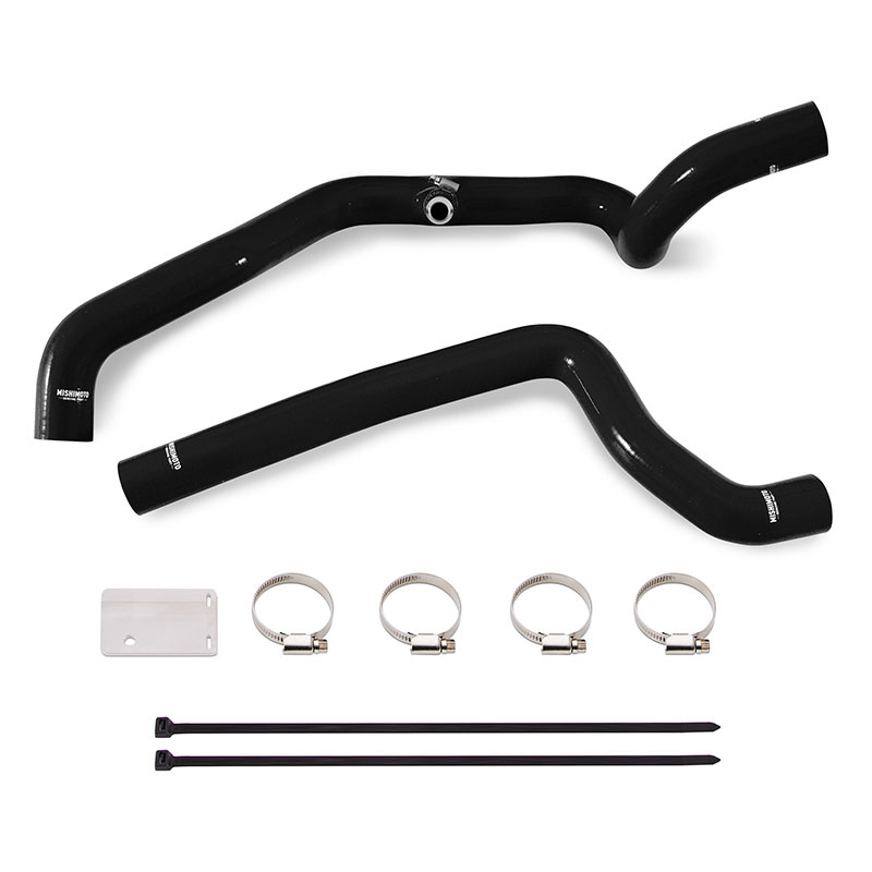 Mishimoto mmhose-jlh-18bk | 18+ Jeep Wrangler JL 2.0L Black Silicone Radiator Coolant Hose Kit; 2018-2024