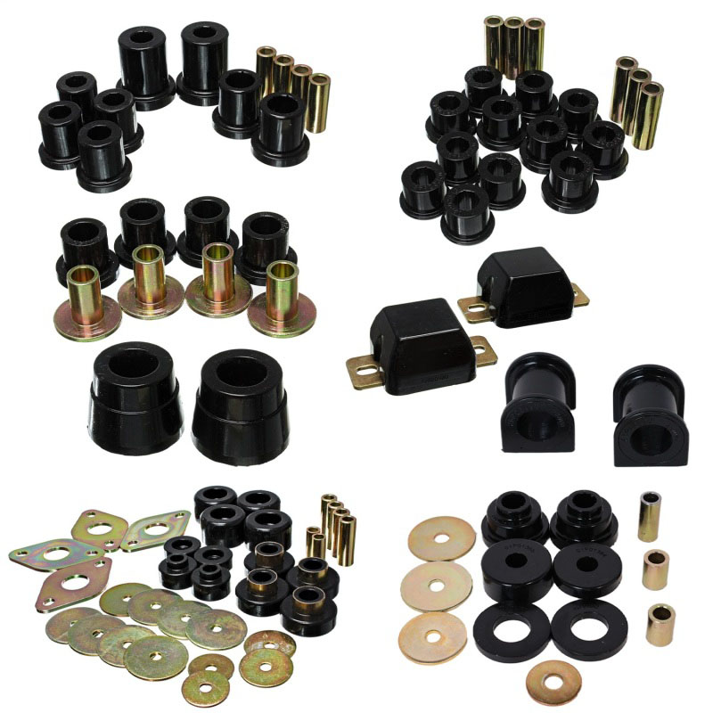 Energy Suspension 818119g | 05-15 Toyota Tacoma 4WD Hyper-Flex Master Bushing Set - Black; 2005-2015