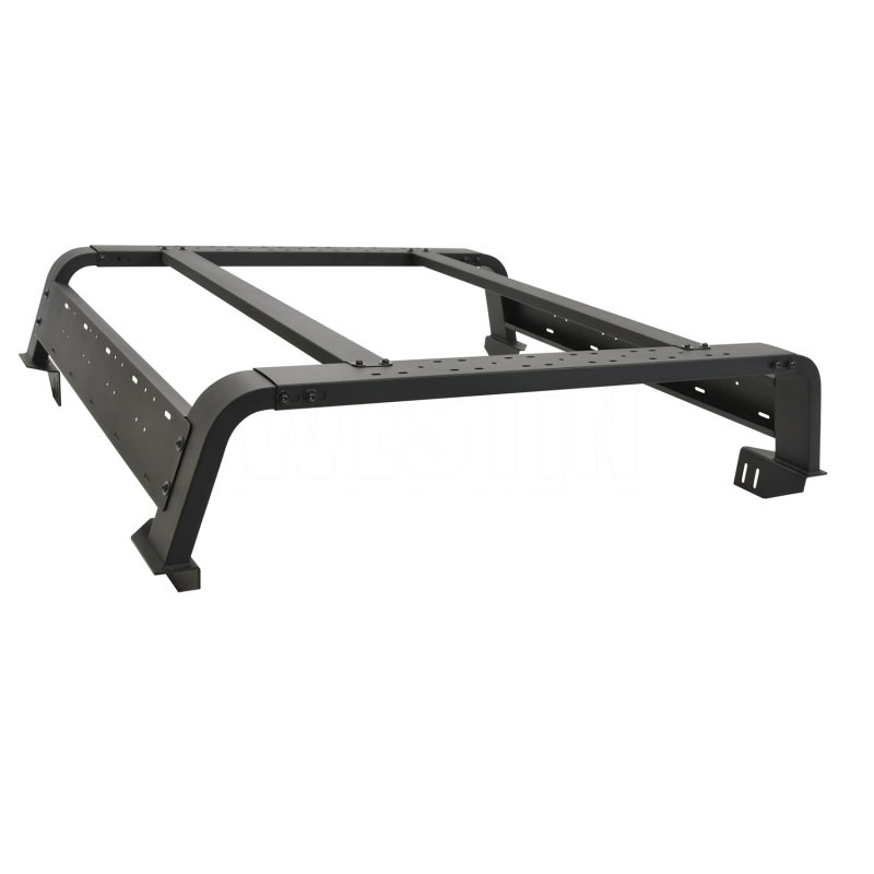 Westin 51-10015 | 05-21 Toyota Tacoma 5ft Bed Overland Cargo Rack - Textured Black; 2005-2021