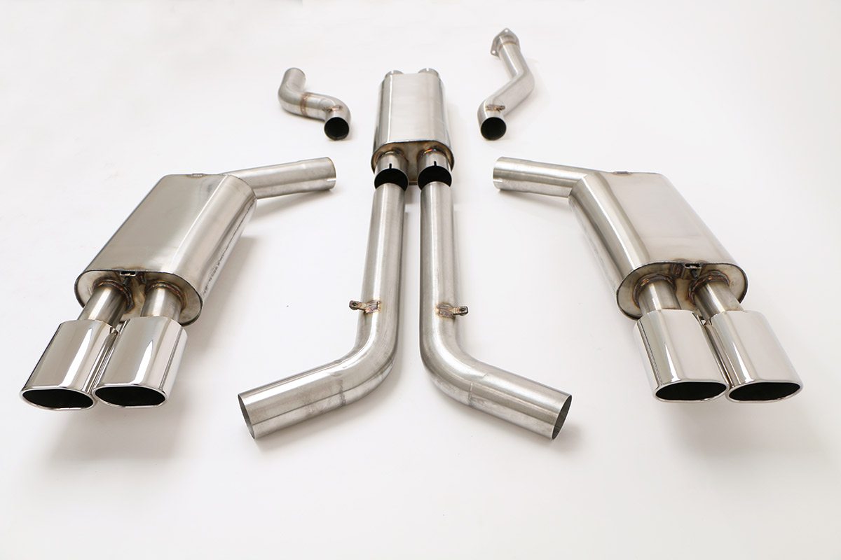 B&B Billy Boat Exhaust FCOR-0050 | Billy Boat B&B Chevrolet Corvette - LT-1, 3"; 1992-1995